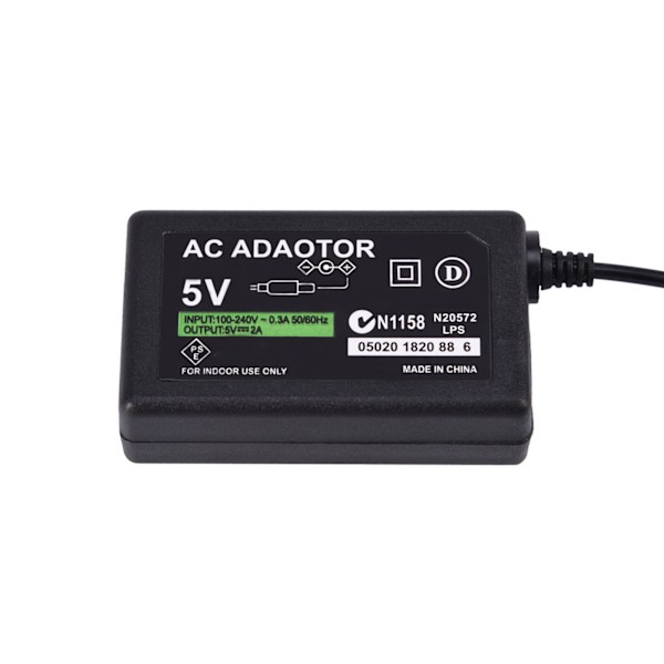 Vegglader AC-adapter strømforsyningskabel for PSP 1000/2000/3000 EU-kontakt