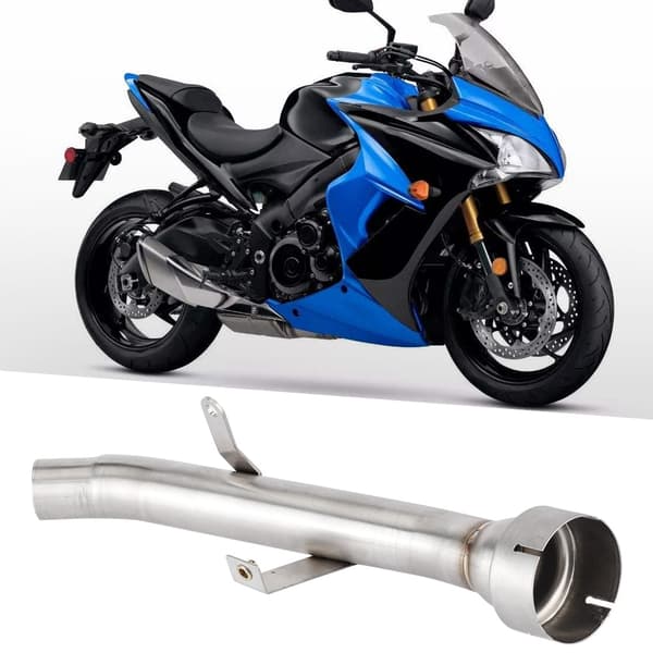 Rustfrit stål mellemrør mellemledsadapter Suzuki GSX S1000