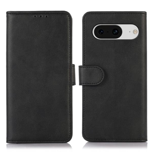 Google Pixel 8 Etui Solid Læder Sort 67