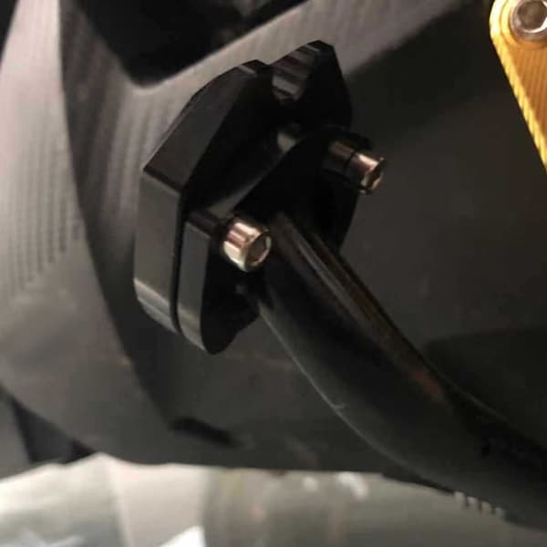 Yamaha NMAX155 NVX155 XMAX300 Broms Modifierad Extra Fotkudde Förlängningsplatta Blå