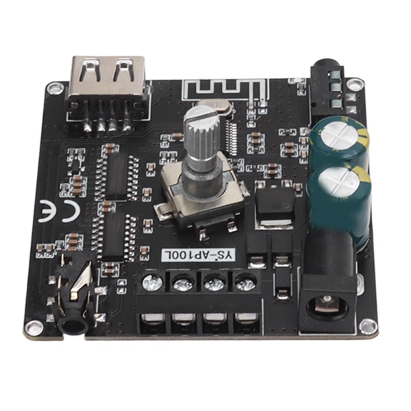 Stereo Bluetooth Digital Forsterkermodul Dobbeltkanaler APP-kontroll Lydforsterkerkort for Hjemmet