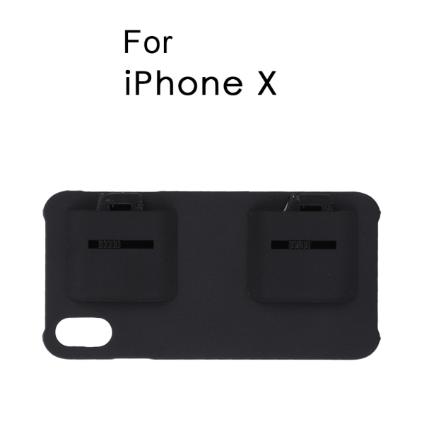 2-in-1 Kannettava Integroitu Matkapuhelimen Kotelo Kuori Peliohjain Painikkeet iPhone X:lle