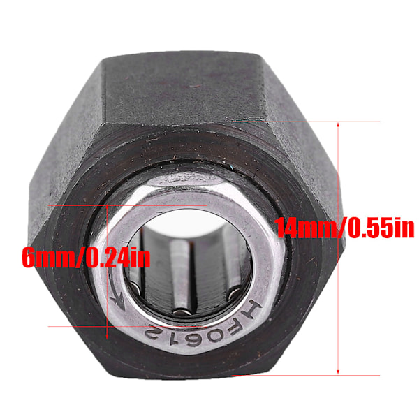 6mm Hexmutter Envägslager för Vertex VX SH 16 18 21 1/8 1/10 Nitro Motor RC Bil (T10046)