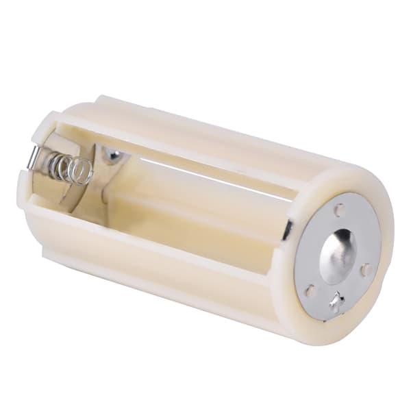10 stk. AA til D Batteriadapter Konverter 4,5V Tandemforbindelse Holder Case