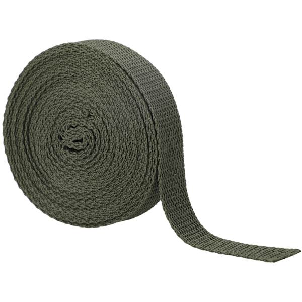 (1 rulle/militærgrøn specifikation: 2,5 cm * 20 m pakkestørrelse: 32 * 27 * 3 cm) Multifunktionel nylonflettet tape