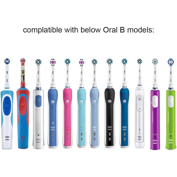 Elektrisk tandbørste rejsetaske til Oral B & Philips Sonicare，Hvid