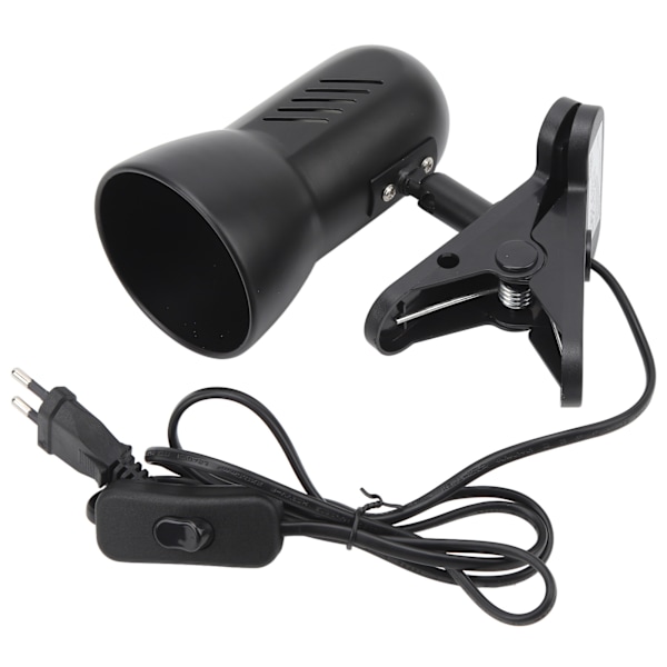 360° Roterbar LED Klemmearbeidslampe med E27-holder - Plug and Play Clip-on Leselys, EU-plugg 85-265V