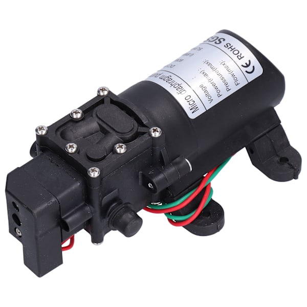 12V Vedenpainekalvo Pumppu 60W Itse Imuva Tehostin Suihkupumppu Puutarhan Kasteluun Uima-altaisiin