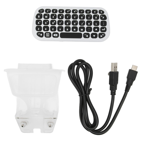 Til PS5 Trådløst tastatur Bærbart Mini Gamepad Chat Board Trådløst Bluetooth 3.0 tastatur