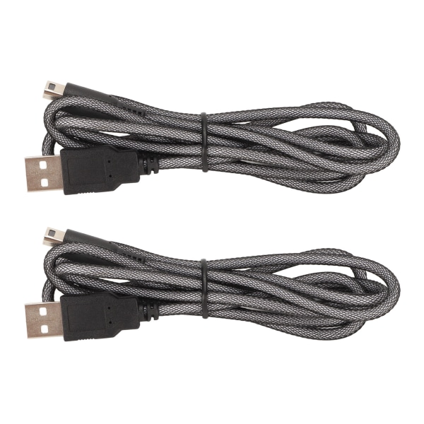 2 st USB-laddningskabel för 3DS, 1,5 m, för 2DS 3DS XL New 3DS XL New 2DSXL NDSI LL