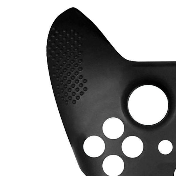 Spelkontroll Silikonfodral Skyddande Omslag med Halkskydd och Tangentlock för XBOX ONE Slim Svart