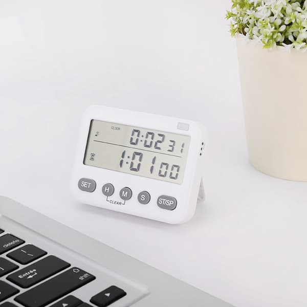 Køkkentimer Lydløs Vibrationsalarm Ur Påmindelse