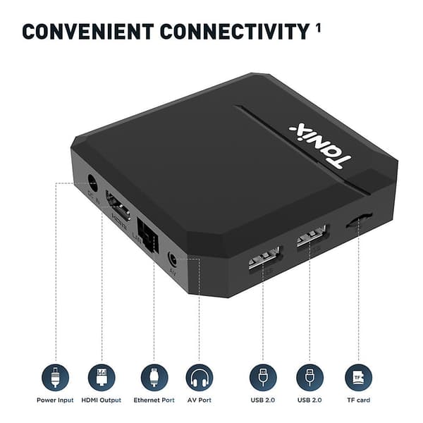 Androids 12 Smart Set-Top Box Smart Kraftfull Mediaspelare för TV-spel 2g16g EU plug