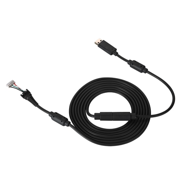 USB 4-pins Spillkontrollkabel Erstatningsledning Avtakbar Adapter For Xbox 360 (Svart)