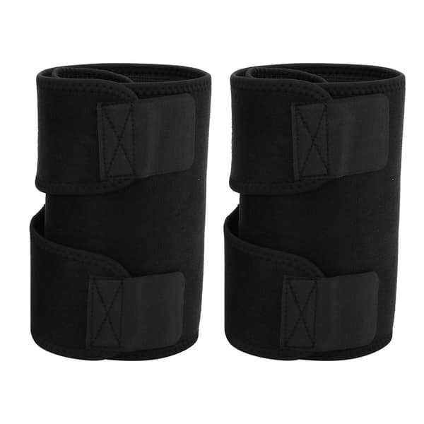 2ST Elastisk kompression Sport Benstöd Brace Wrap Protector Fitness AccessoryXL