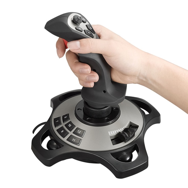 PC Joystick 2113 Simulerings USB Spilcontroller med Vibrationsfunktion Trådløs Gamepad Joystick
