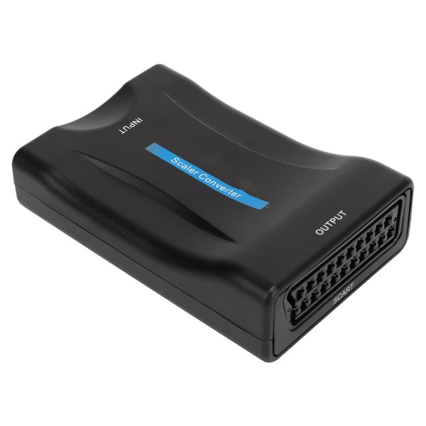 HD Multimedia Interface til Scart Konverter ABS Video Adapterboks for TV DVD-spiller