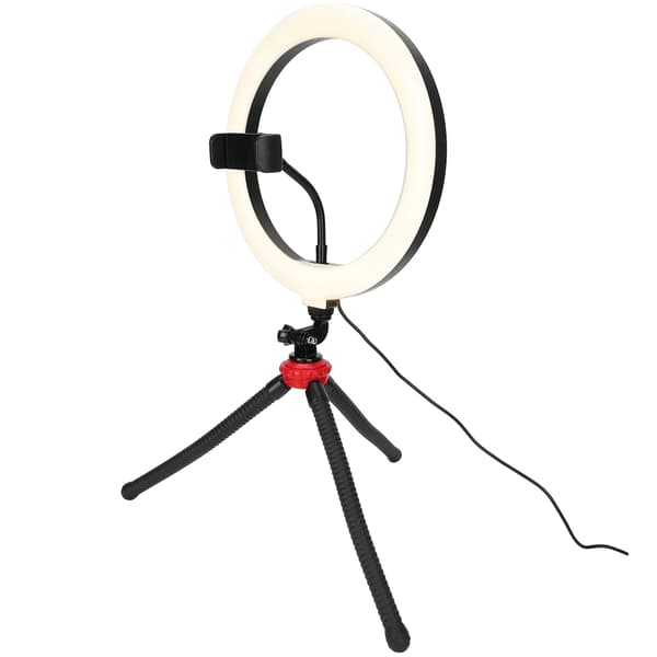 LED Ring Light til Livestreaming Selfie Makeup Fotografering Foldbart Skrivebordslys