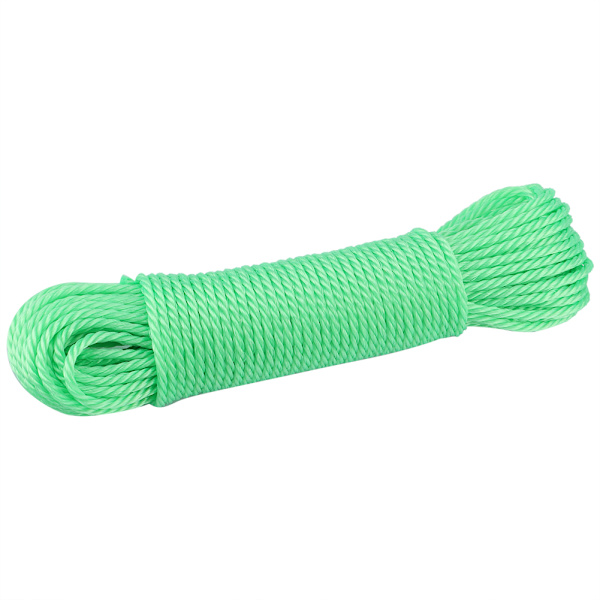 20m Nylon Tau - Klesline, Hage, Camping, Utendørs (Grønn)