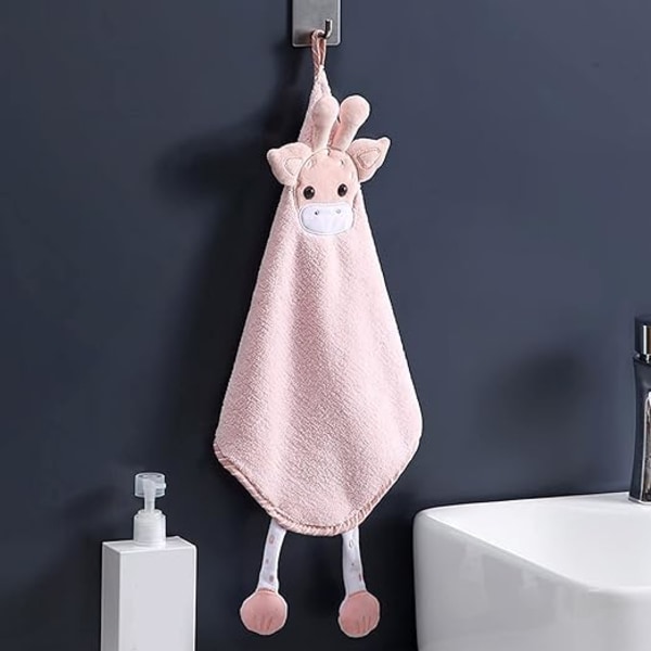 (Pink) Genanvendelig Nem at rengøre Opvaskehåndklæde Køkken Badeværelse Absorberende håndklæde Støvtæt håndklæde håndklæde