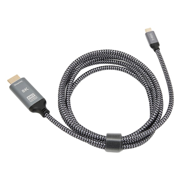 8K USB C til HDMI Adapterkabel Han til Han USB 3.1 Type C til HDMI Kabel