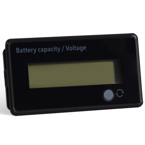 Grön bakgrundsbelyst LCD-display Batterikapacitet Spänningsmätare Testare Voltmeter Monitor