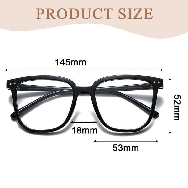 Unisex Blue Light Blocking Glasses Lightweight Non-Prescription Eyewear for Gaming Reading Students Light Frame
