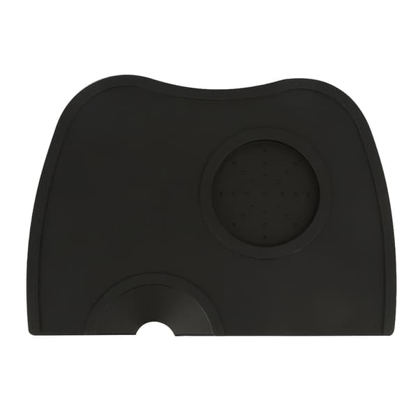 Silikone Skridsikker Kaffe Tamper Pad Måtte Holder Sort