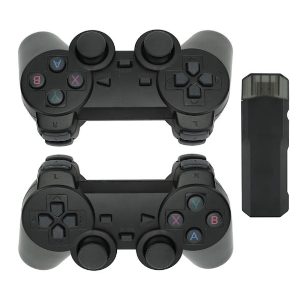 4K Videospilkonsoll med Forskellige Spil Trådløs Joystick Spilsystem til Dobbelt Spillere Engelsk 32G