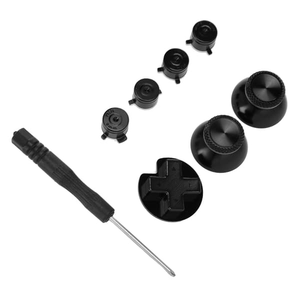 Metall DIY Ersättningsknappar för Switch Pro Controller Gamepad