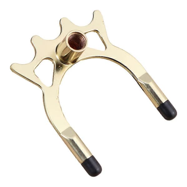 Køhode for biljard Snooker Pool Køhvile Brohodeholder Tilbehør Gull Golden 7.8X9.8CM