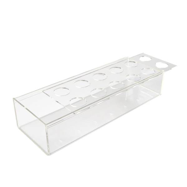 (Med belysning - Akryl blomsterarrangemang - stor storlek) Transparent akrylvas