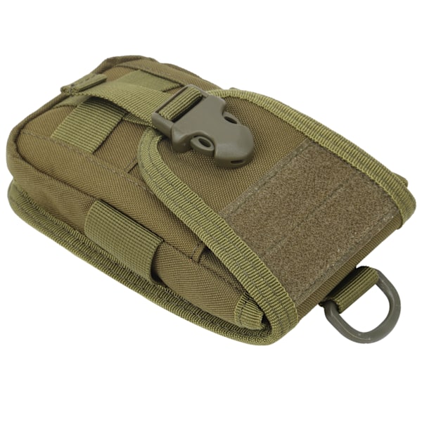 Multifunktionell utomhuscamping väska för mobiltelefon, vandring midjeväska (militärgrön)
