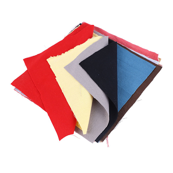 17 st. Bomulls Quilttyg Fast Färg 7,9 tum Mjuk Andningsbar Patchwork Tyg för Hantverk DIY Reparation