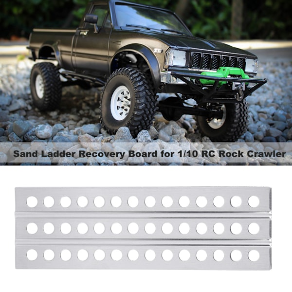 2 kpl Metallista Hiekka Portaat Pelastuslauta Leikki 1/10 RC Ajoneuvolle Crawler
