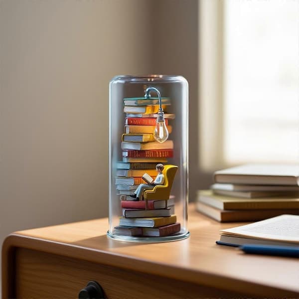 【02】2025 Hot Reader Nattlys Øyebok Nattlys Stabling Boklys Lesekrok Belysning Glass Taklampe-E E