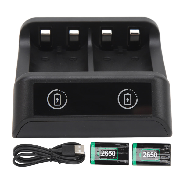 Genopladelige batteripakker til XboxSeries X/S 2650mAh hurtig opladning LED-indikator-controller batteri- W