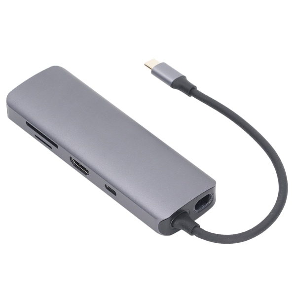 Telakointiasema 9 in 1 Alumiiniseos USB Type C Hub Dual Monitor Docking Adapter 9 in 1