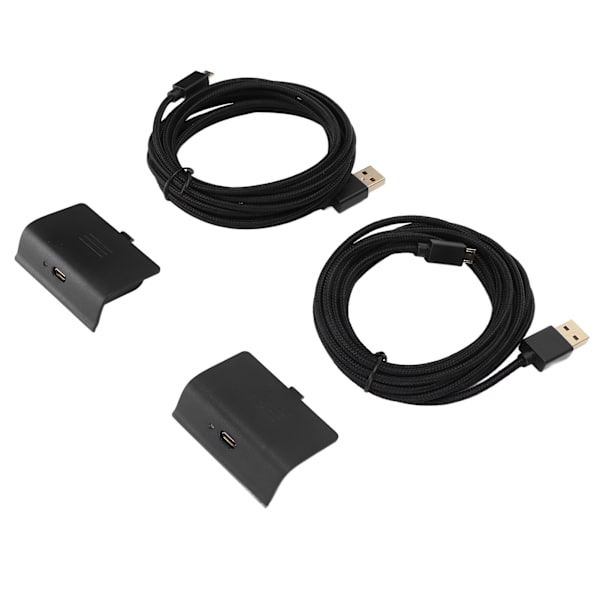2-pack Laddningsbart Batteripaket för Kontroller Kompatibelt Spela och Ladda-Kit med USB-Laddningskabel för XBOX ONE