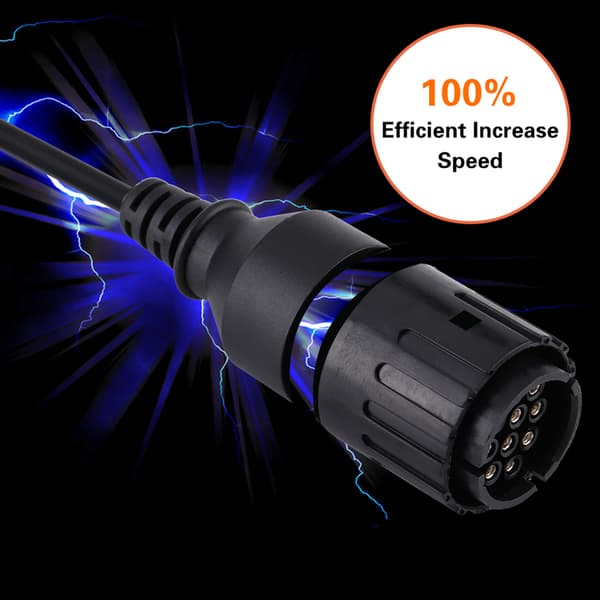 10-benet til 16-benet OBD2-adapterstik Diagnostisk kabel til ICOMD motorcykel
