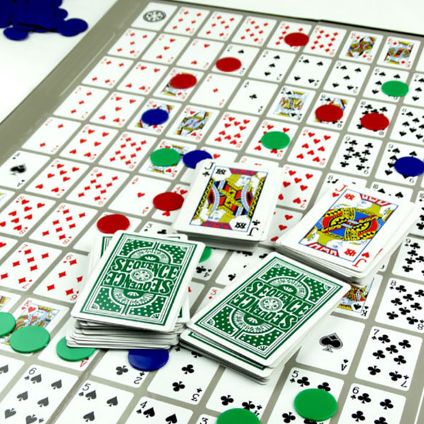 Spennende strategikortspill med sammenleggbart brett og spillesjetonger Underholdende Gobang-kortspill for festfritid