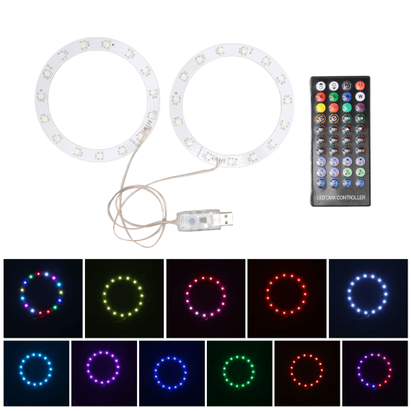 RGB LED Light Strip Kit för PS5 Console Sync Musikspel Ljud 8 färger 400 ljuseffekter 3 kontrollmetoder- W