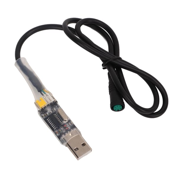 Elektrisk Cykel USB Programmeringskabel 5Pin Hun USB2.0 Stik Mid Drive Motor Kabel til BBS01