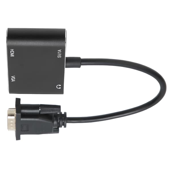 VGA Han til HDMI Hun Adapter med Lydkabel
