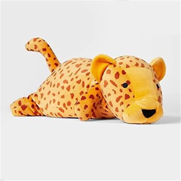 38 cm oransje leopard Plysj kosedukke