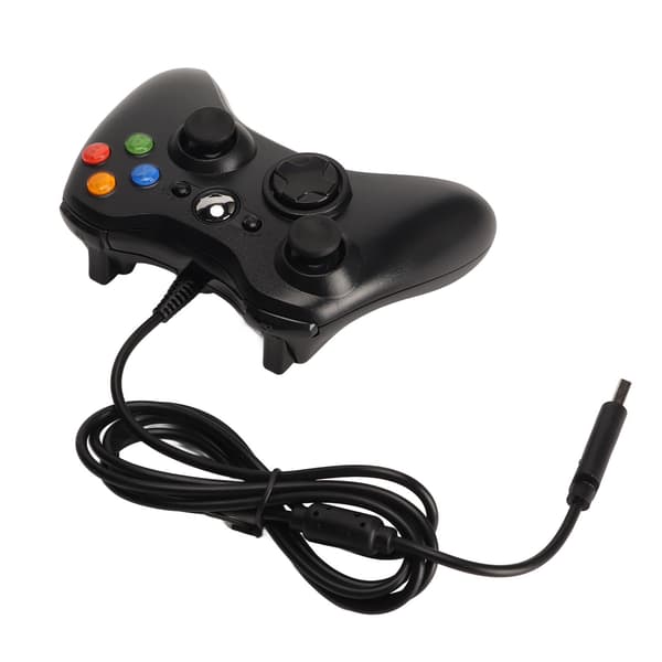 Kablet spilcontroller til Android med vibration, multifunktionel komfortabel gamepad, sort