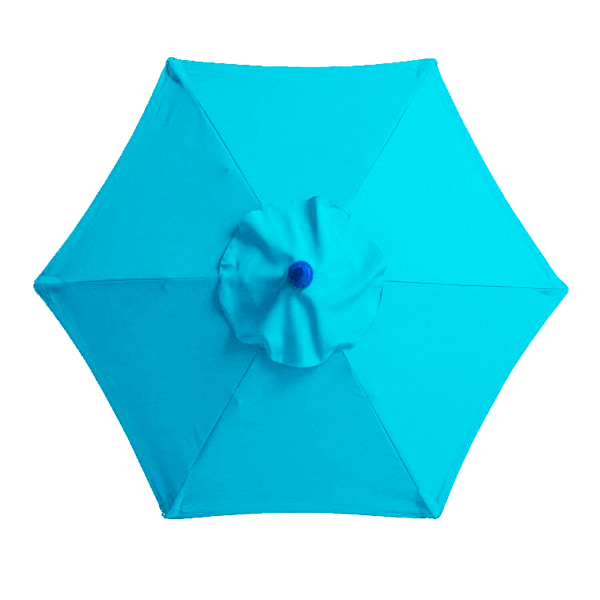 Väritiedot Outdoor Aurinkovarjo Sisäpihan sateenvarjo Banaani Sateenvarjo Suuri Auringonvarjon Vaihto-Sateenvarjo - Ei Sateenvarjotelinettä Peacock Blue Suita