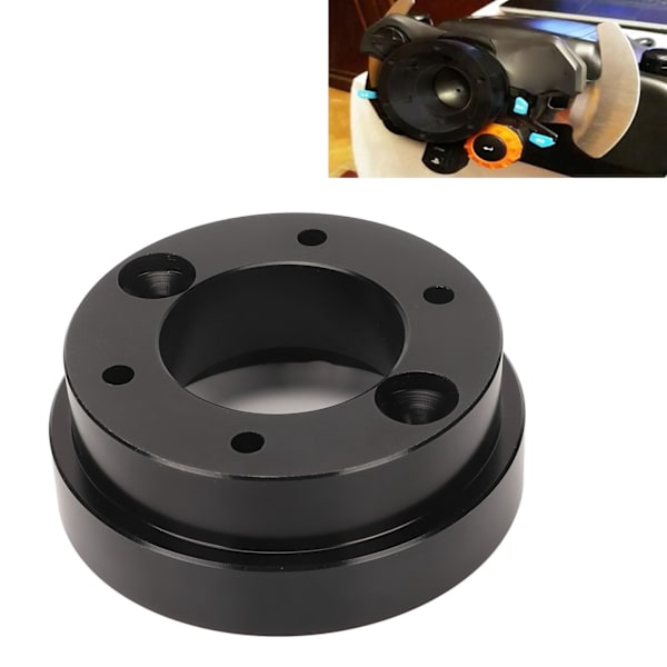 70mm Styrningshjul Adapterplatta Legering Nav Adapterplatta för Logitech för Momo för Sparco 13 14 tum PCD Styrningshjul Svart