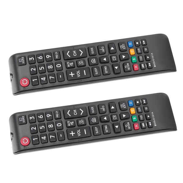 2 stk. Multifunksjonell TV-fjernkontroll erstatning for Samsung TV