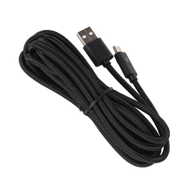 Xbox Series -latauskaapeli, nylonpunos, nopea lataus, USB Type C -laturijohto LED-ilmaisimella PS5:lle 9,8 jalkaa